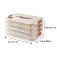 thumbnail image 3 of Yuarrent Caja de congelación blanca Apilamiento de múltiples capas Conexión de hebilla apretada Sin olor Apilado sin caerse Cocina y Comedor, 3 of 6