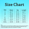 thumbnail image 4 of HAJWOH Capri Leggings for Women Cotton Knee Length Leggings Stretch Summer Lightweight Pants Casual Athletic Running Workout Yoga Pants, 4 of 6