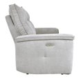 thumbnail image 5 of Lexicon Tesoro 6-Piece 3 Recliner Wood & Fabric Power Sectional Set in Mist Gray, 5 of 9