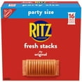 thumbnail image 3 of (3 pack) RITZ Fresh Stacks Original Crackers, Party Size, Travel Snacks, 23.7 oz (16 Multi Snack Packs), 3 of 20