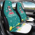 thumbnail image 3 of Uourmeti Christmas Front Seat Covers for Automobile, Easy to Install Waterproof Washable Polyester Fabric Automotive Seat Covers 2PCS for SUV Van, 3 of 7
