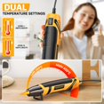 thumbnail image 2 of Cable de 4,9 pies con pistola de calor SEEKONE Mini, 350 W, 260 ℃ y 450 ℃, 2 of 8