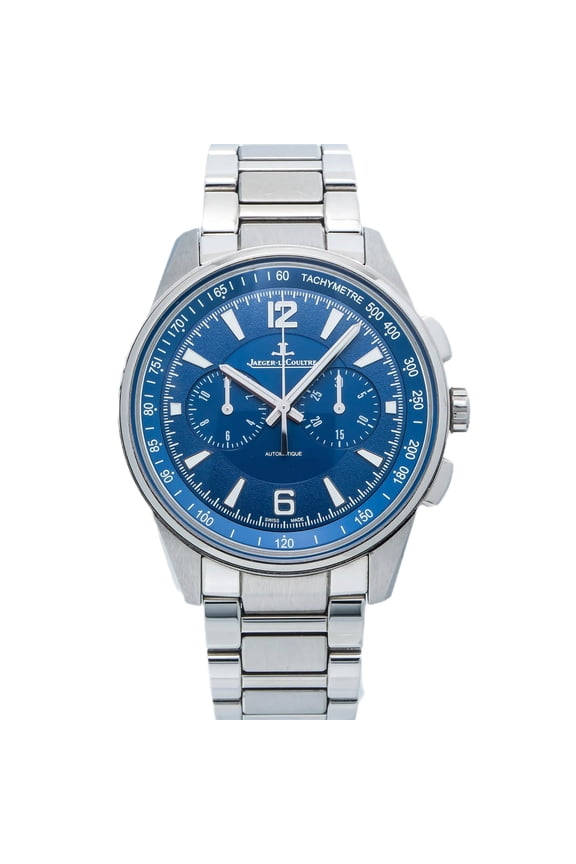 Pre-Owned Jaeger LeCoultre Polaris Chronograph 842.8. C1.S Q9028180 42MM Blue Dial