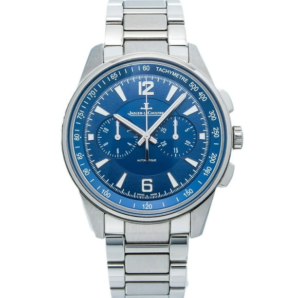 Pre-Owned Jaeger LeCoultre Polaris Chronograph 842.8. C1.S Q9028180 42MM Blue Dial