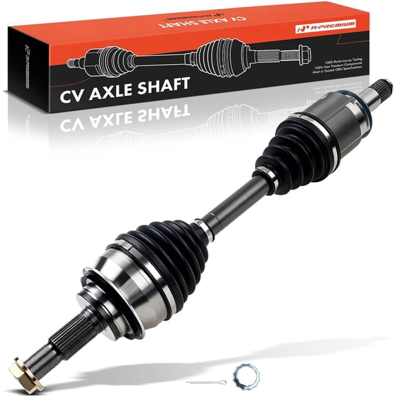 A-Premium Front Driver or Passenger Side CV Axle Shaft Assembly Compatible with Toyota Tacoma 2005-2020 4Runner 2003-2020 FJ Cruiser Lexus GX460 GX470