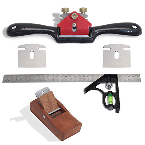 9"Adjustable Wood Craft Metal Blade Spoke Shave Hand Plane Woodworking Hand Tool 