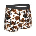 thumbnail image 3 of Daiia Cow Tie Dye Men's Underwear Boxer Briefs, Cotton Stretch Moisture-Wicking Underwear-Small, 3 of 9