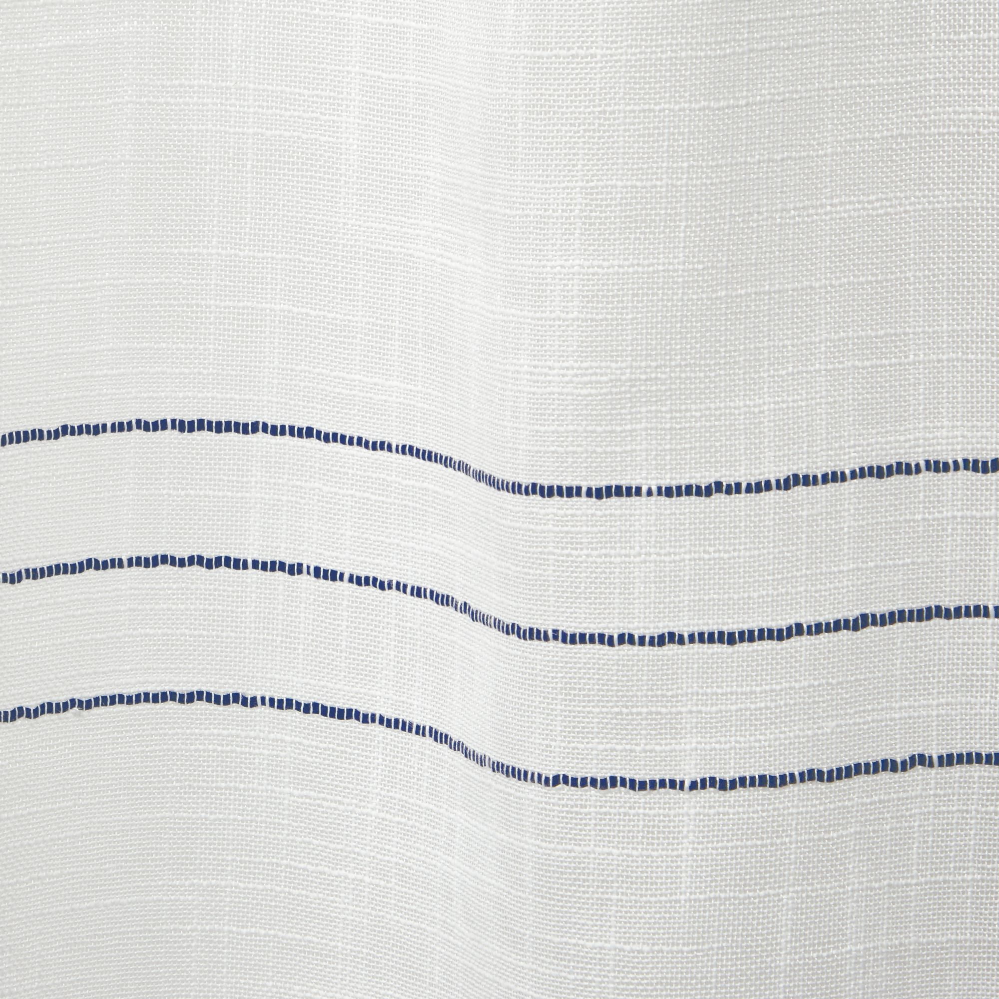 Exclusive Home Demi Light Filtering Hidden Tab Top Curtain Panel Pair, 54"x84", Blue, Set of 2