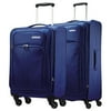 American Tourister Splash Spin LTE Spinner 2-Piece Luggage Set 28-Inch and 20-Inch (Blue)(74458-1090/74455-1090)