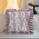 thumbnail image 4 of Sofa Vama Ropa de Cama Funda de almohada con volantes y diseño de flores de campanas de viento, para sofá, sala de estar, regalo navideño for Navideño, 4 of 4
