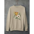 thumbnail image 3 of Garden Flowers Delight Sweatshirt Men -Sydenham Edwards Designs, Male x-Large, 3 of 4