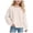 Beige, variant on Girls Crewneck Sweatshirt Long Sleeve Pullover Tops Drop Shoulder Sweatshirts Side Split for 5-14 Years (Purple, 7-8 Years)