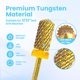 thumbnail image 5 of Fresa de carburo de tungsteno dorado, brocas para uñas eléctricas, máquina de manicura, accesorios para limas de uñas y pedicura, 5 of 5