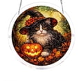 thumbnail image 2 of Halloween Decoration Indoor Outdoor Clearance Under $5.00! Thanksgiving Fall Decorations for Home, Halloween Ghost And Cats Acrylic Puzzle Hanging Ornaments Spooky Festival Decor Pendants, 2 of 6