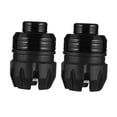 thumbnail image 4 of WHAMVOX Aluminum Alloy Black 2Pcs Motorcycle Front Fork Shock Absorber Cup Shape Slider, 4 of 8