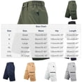 thumbnail image 2 of Mens Tactical Stretch Outdoor Cargo Shorts Wear Resistant Rip Stop Work Hiking Fishing Shorts with Mulit Pockets, 2 of 4