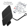 thumbnail image 4 of 2048850224, Front Bumper Tow Hook Cover Replacement  For GLK-Class X204, 4 of 8