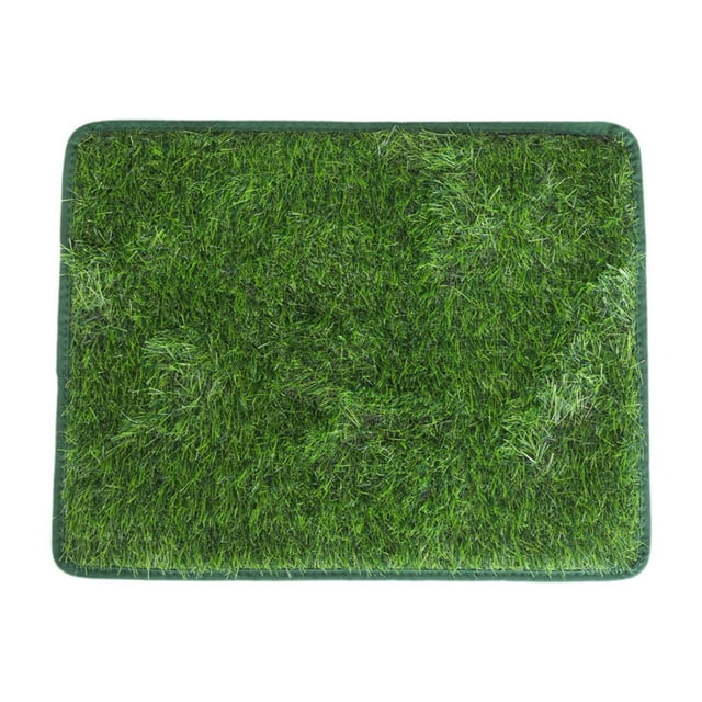 Milaget Faux Gazon Pipi pour Chien Bassin de Litière Gazon Artificiel Tapis pour Patio Salle de Bain Chaton 70cmx90cm