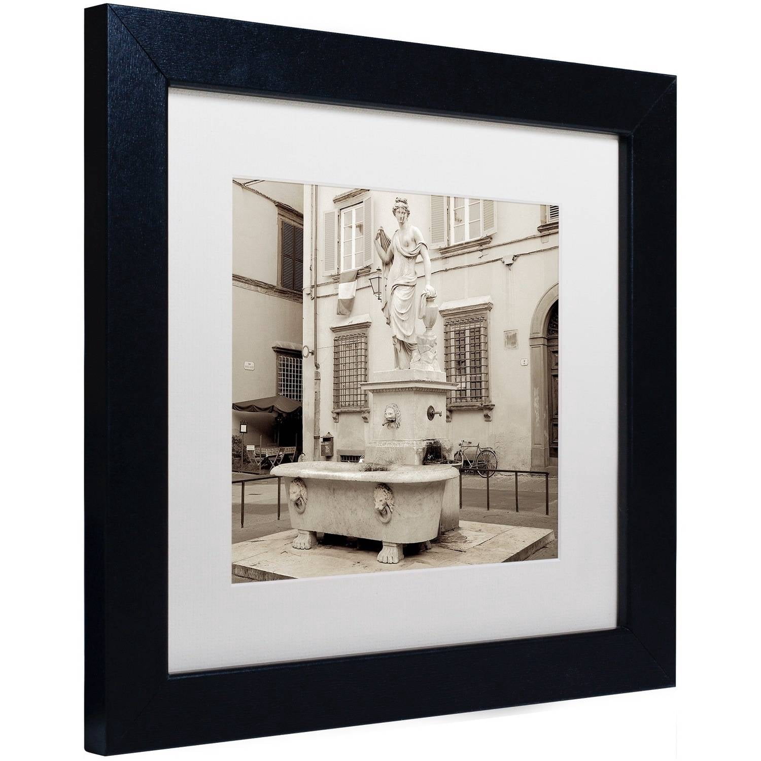 Trademark Fine Art "Lucca I" Canvas Art by Alan Blaustein, White Matte, Black Frame