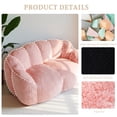 thumbnail image 3 of GOODONE Adult Bean Bag Chair,Flower Shaped Bean Bag Sofa,Super Soft Plush Reading Chair,High Elasticity Lazy Sofa,Suitable for Living Room and Bedroom,No Assembly Required,Pink,Double, 3 of 8