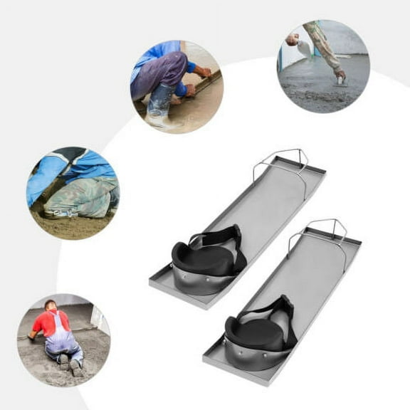 1 Pair Concrete Slider Moving Slider Concrete Knee Pad For Concrete Finishing
