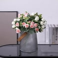 thumbnail image 4 of Neinkie Simulation Bouquet Not Wither Charming Exquisite Faux Silk Flower Photography Props Artificial Rose for Home, 4 of 9