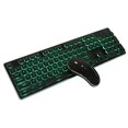 thumbnail image 2 of Iluminación De Carga Inalámbrica 104 - Tecla De Grabado Láser Mute Keyboard Mouse Combo - Green Light Guardurnaity EL006504-00, 2 of 6