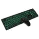 thumbnail image 2 of Iluminación De Carga Inalámbrica 104 - Tecla De Grabado Láser Mute Keyboard Mouse Combo - Green Light Moyic EL006504-00, 2 of 6
