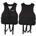 thumbnail image 2 of 1Pc Water Sports Life Vest High Buoyancy Safety Flotation Adjustable Safety Vest for Surfing Fishing Rafting Activities, Black XL, 2 of 4