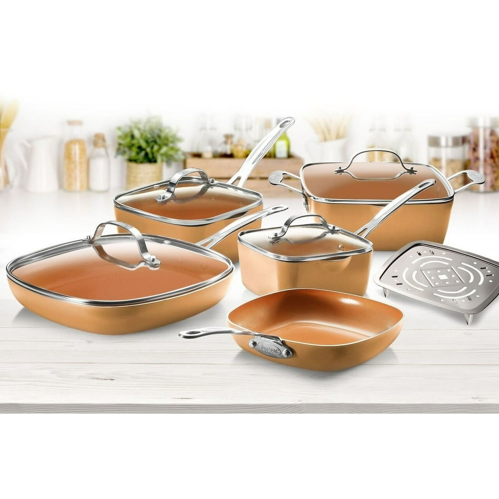 Gotham Steel Nonstick 10 Piece Cookware