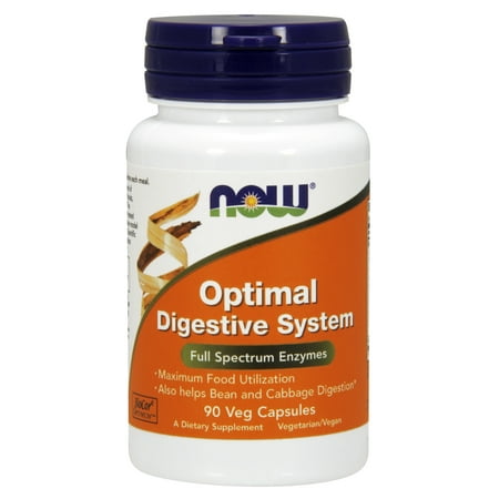 NOW aliments végétariens optimale du système digestif Full Spectrum Enzymes, 90 Ct