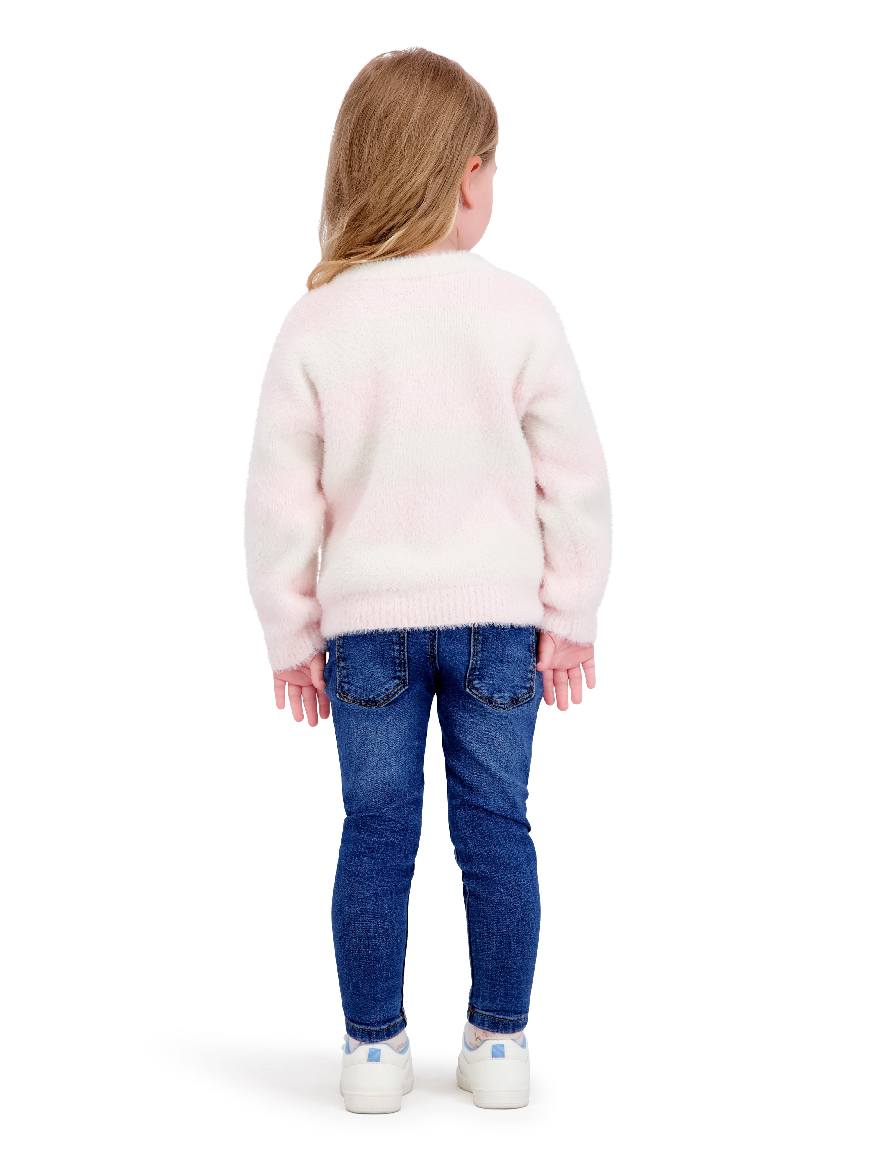 Daisy Toddler Girls Lurex Mohair Sweater, Sizes 12 Months - 5T