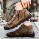 thumbnail image 5 of Zapatos informales para hombre, zapatos de cuero de caña alta, botas de hombre de gran tamaño a la moda, zapatos de conducción transpirables para hombre, tendencia Wmkox8yii 123q1424, 5 of 9