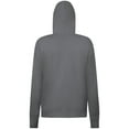 thumbnail image 3 of Women's Levelwear Stone Cincinnati Reds Adorn Banner Arch Hoodie, 3 of 3