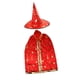 thumbnail image 1 of Disfraz de bruja de cuento de hadas para Halloween con capa roja para niños, 1 of 9