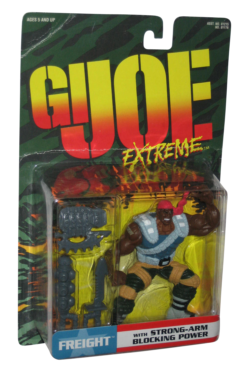 GI Joe Extreme Freight Action Figure w/ Strong Arm Blocking Power