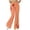 *Orange, variant on VBVC Women's Y2K Bow Flare Leg Sweatpants,Ladies High Waisted Trousers,Stretchy Pull-On Pants for Women,Pink,S-2XL