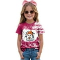 thumbnail image 2 of HCNTES Toddler Boys Girls Halloween T Shirt Halloween Boo Shirt Pumpkin Shirts Cute Retro Tee Tops(R275-Hot Pink,7-8 Years), 2 of 4