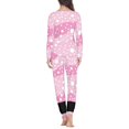 thumbnail image 4 of Conjunto de pijama informal de manga larga para mujer, ropa de dormir acogedora para el hogar, regalo de Navidad, otoño, 4 of 4