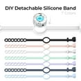 thumbnail image 5 of Totwoo Long Distance Touch Bracelets with Vibration & Light, Bluetooth Pairing for Couples, Silicone, 5 of 7