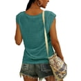 thumbnail image 2 of Dellytop Womens Cap Sleeve Casual Loose Fit Basic Shirts Tank Tops, 2 of 3