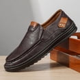 thumbnail image 2 of Men's Slip On Loafers, Hand Stitched Casual Driving Shoes for Daily Business Walking, 2 of 3