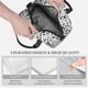 thumbnail image 3 of Disketp Black Footprints Lonchera Térmica para Mujer y Hombre, Bolsa de Almuerzo Reutilizable e Impermeable para Trabajo, Viajes y Picnic, 3 of 7