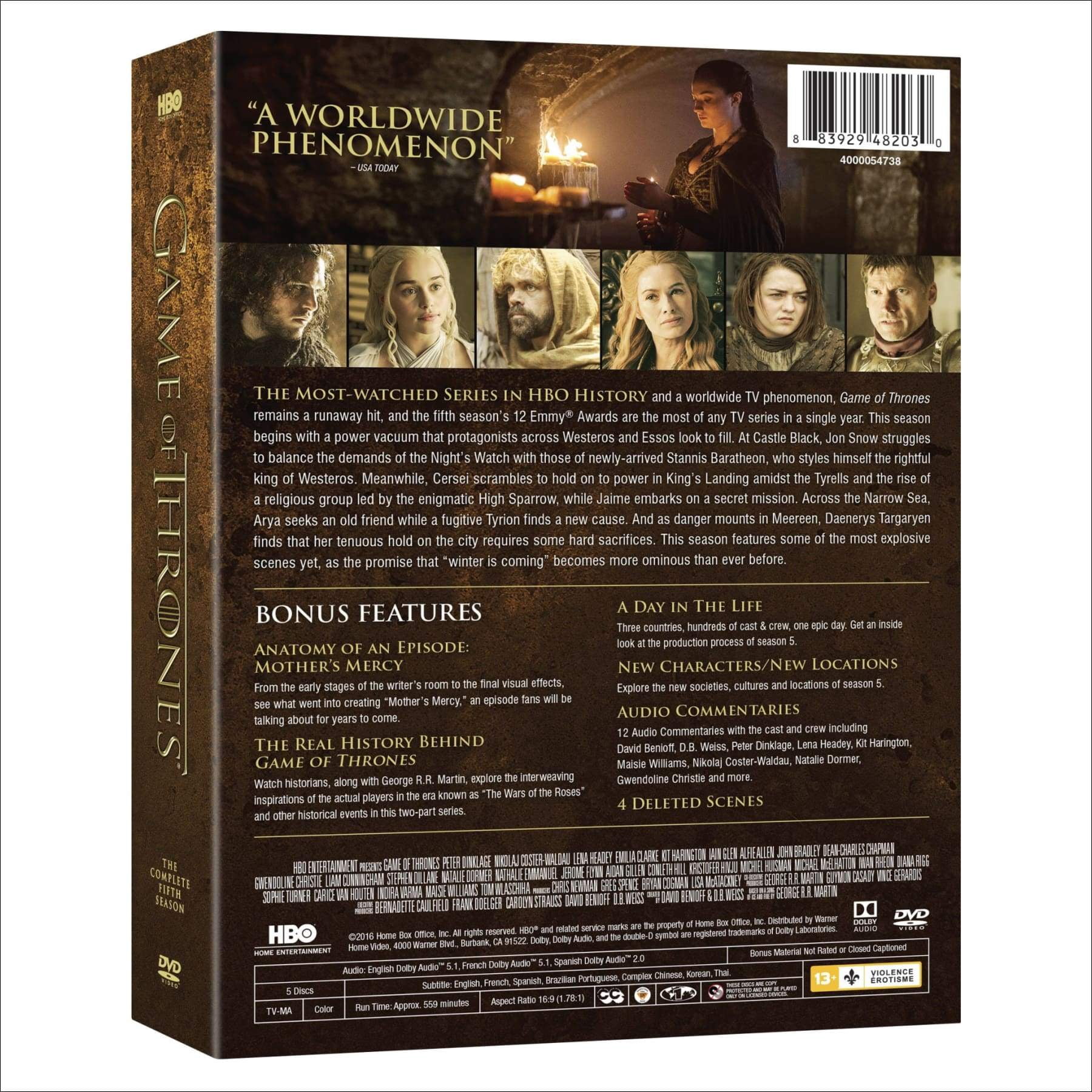 Game Of Thrones: The Complete Fifth Season