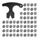 thumbnail image 1 of Accesorios repuesto para tacos zapatos golf, fáciles instalar, universales para exteriores, portátiles, para hombres y mujeres, tacos 50 piezas, 1 of 8