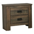 thumbnail image 4 of Frederick 5-piece Queen Panel Bedroom Set Weathered Oak, 4 of 8