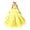 Yellow, variant on Drtj Girl's Elegant Tulle Flower Girl Dress - Lace Applique First Communion & Pageant Gown, Princess Ball Gown for Weddings, Parties & Special Occasions