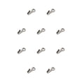 thumbnail image 2 of Eigraketly Gancho para llaves Perchas pulidas convenientes Montado en la pared Usable Heavy Duty Ganchos Bolsa Bolso Sala de estar Níquel blanco Níquel blanco 10Conjunto, 2 of 6