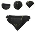 thumbnail image 6 of yuksok Hip Belt Waist Bag Thigh Drop Leg Bag Vintage Wallet Purse Fanny Pack Crossbody Bag for Carnival Holiday Party Festival Black, 6 of 9