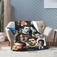 thumbnail image 5 of Blanket Henry Cavill Soft and Comfortable Wool Fleece Throw Blankets Gift for Home Decoration Sofa Office car Camping Yoga Travel Home Decoration Cozy Plush Beach, 5 of 6